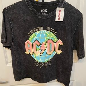 AC/DC cropped top